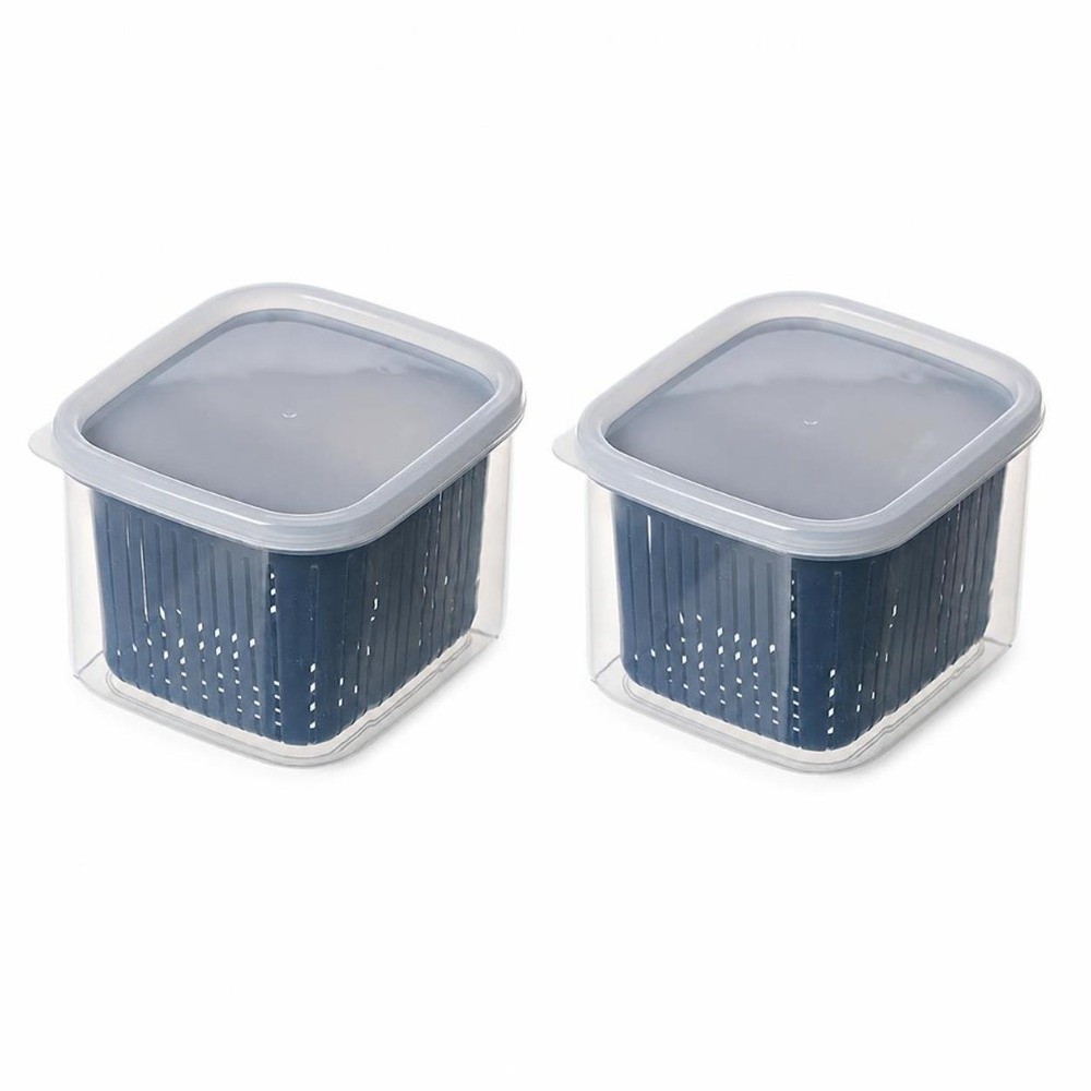 Food Storage Practices - 2 sztuki praktycznych pojemników na żywność