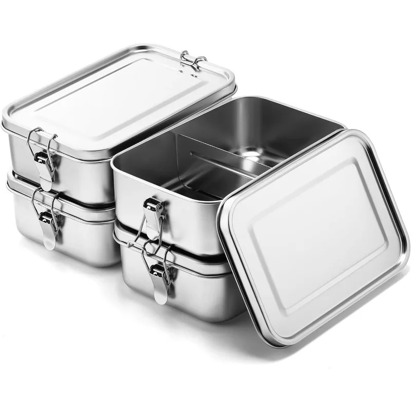 Food Storage Metal Box - Pojemnik na lunch ze stali nierdzewnej