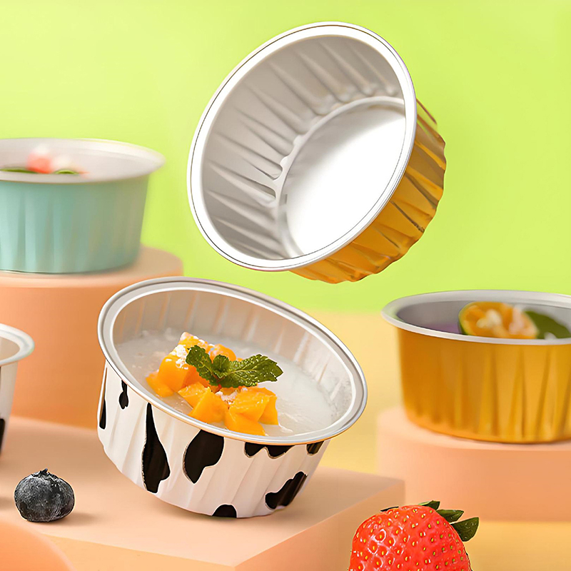 Food Storage With Lids - 10/20/30 szt. Okrągłe foremki do pieczenia