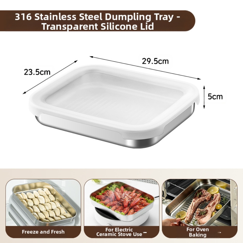 Food Storage Stainless Steel Containers - Pojemnik na żywność ze stali nierdzewnej