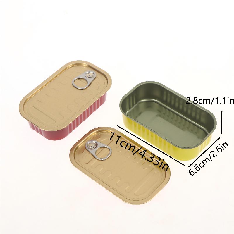 2 szt. Metalowe Prostokątne Pu – Food Storage Metal Box recenzja i cena