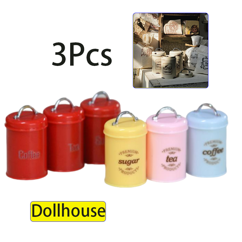 3 szt. Miniaturowe puszki z je – Food Storage Plastic recenzja i cena