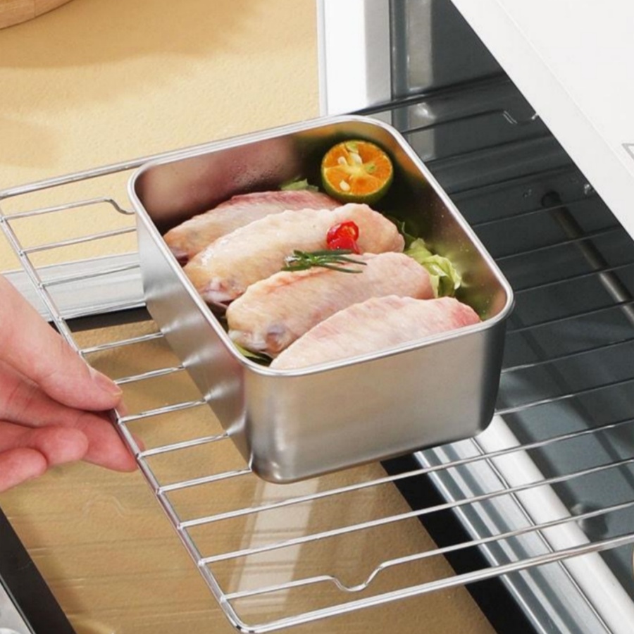 1-2-3-częściowy prostokątny po – Food Storage Stainless Steel Containers recenzja i cena