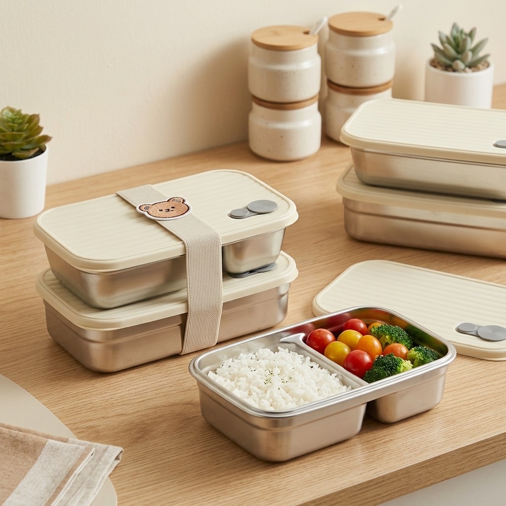 Pojemnik na lunch ze stali nie – Food Storage Metal Box recenzja i cena