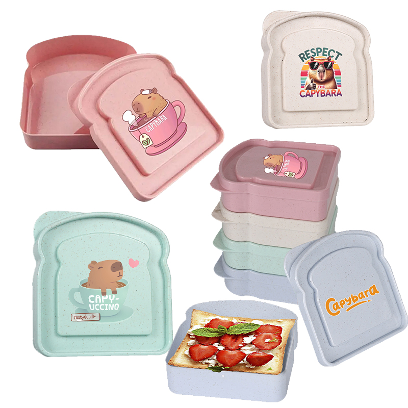 Pojemnik na kanapki z kapibarą – Food Storage Plastic Container recenzja i cena