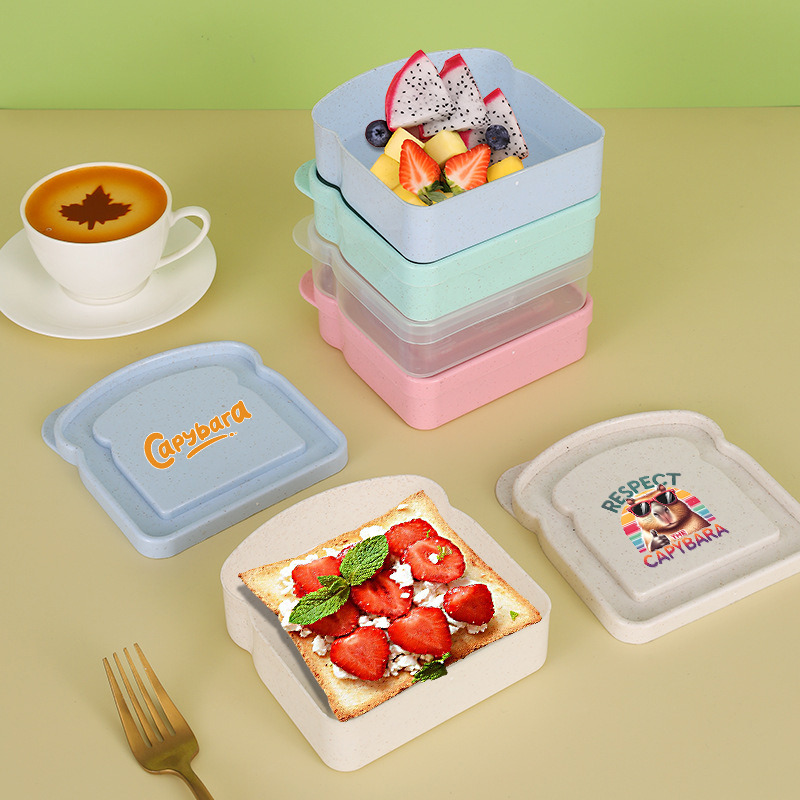 Pojemnik na kanapki z kapibarą – Food Storage Plastic Container recenzja i cena