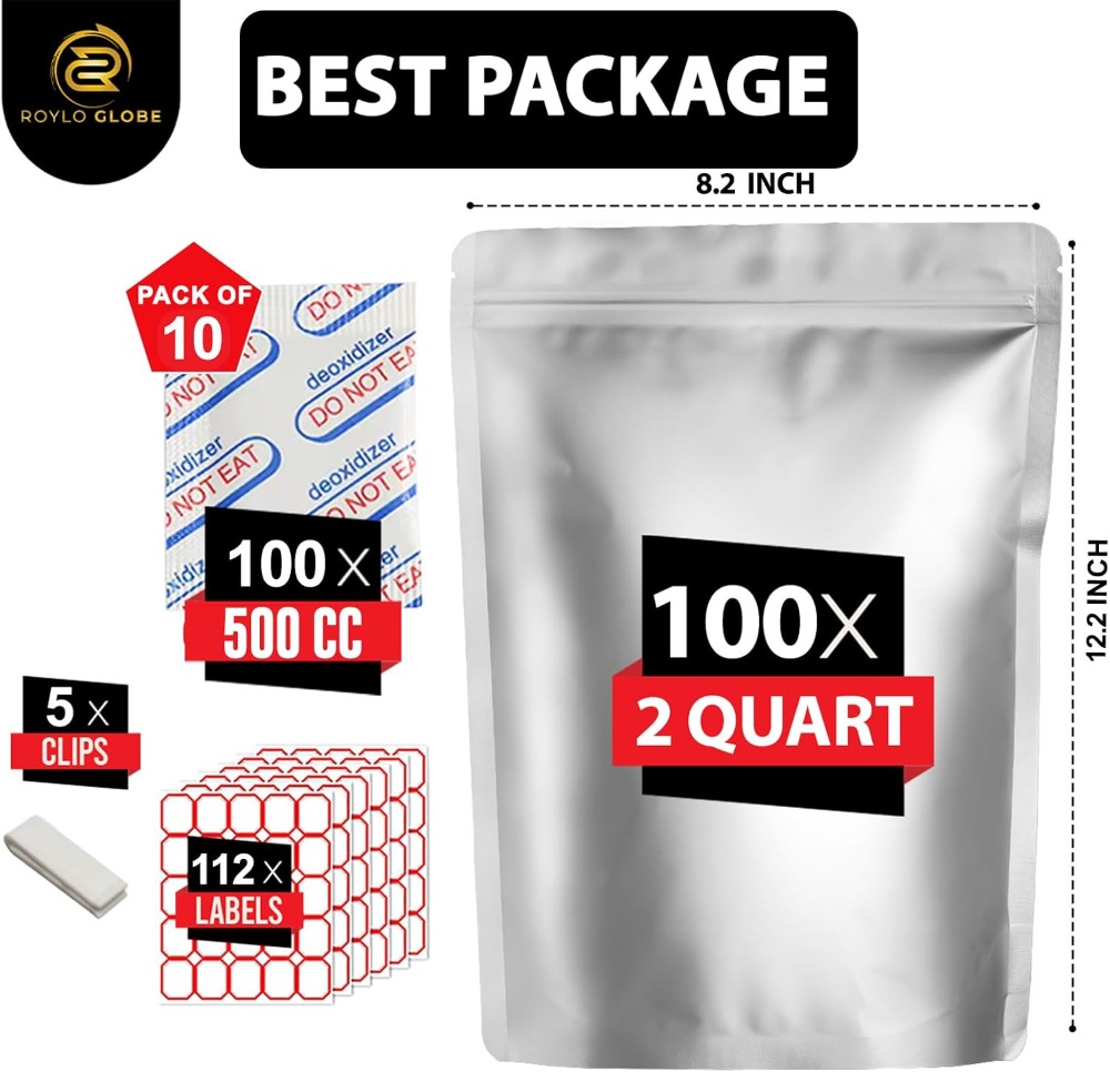 100 szt. worków mylarowych o p – Food Storage Oxygen Absorbers recenzja i cena