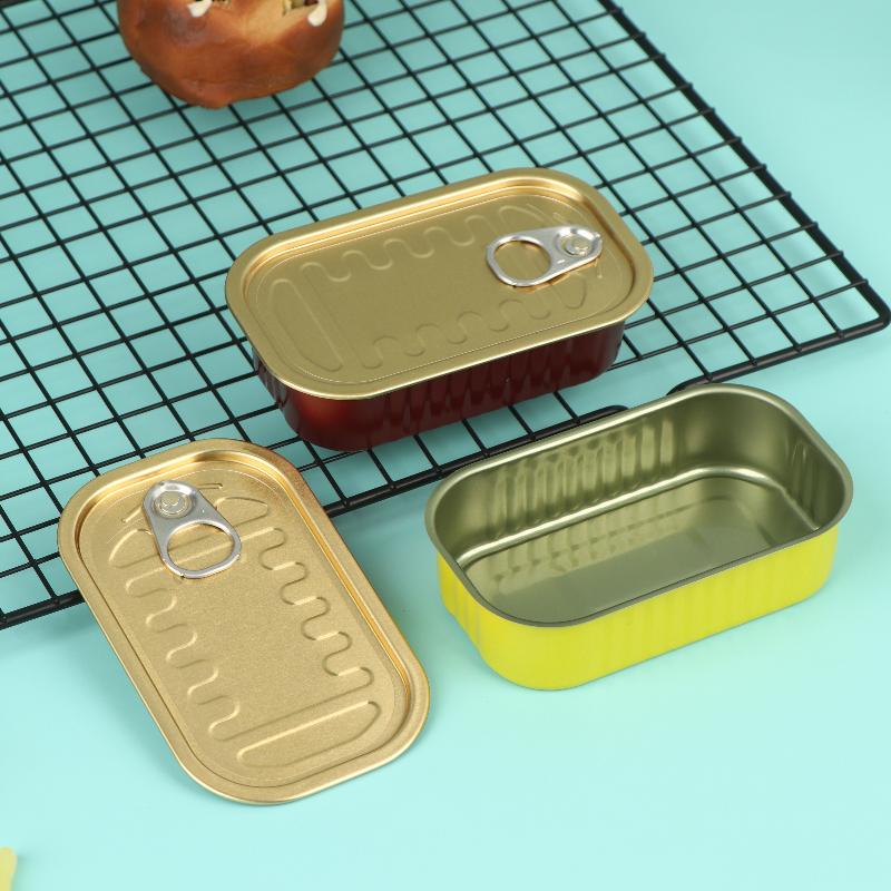 2 szt. Prostokątne Mini Metalo – Food Storage With Lids recenzja i cena