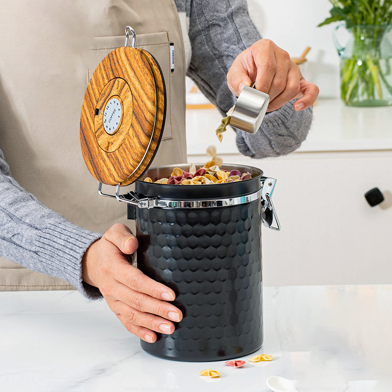 Pojemniki na kawę ze stali nie – Food Storage Stainless Steel Containers recenzja i cena