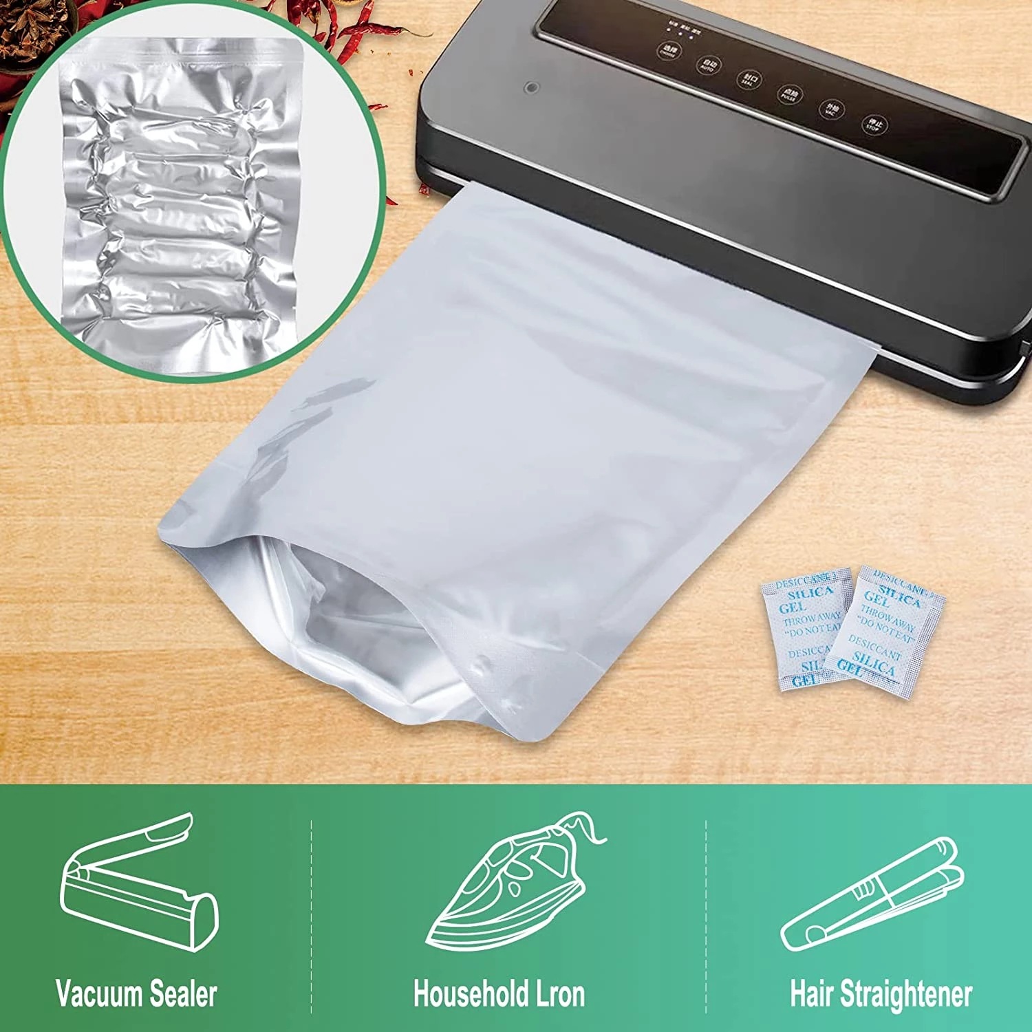 50 sztuk Wielorazowych Torebek – Food Storage Oxygen Absorbers recenzja i cena