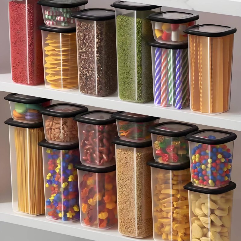 6-częściowy zestaw szczelnych  – Food Storage Plastic recenzja i cena