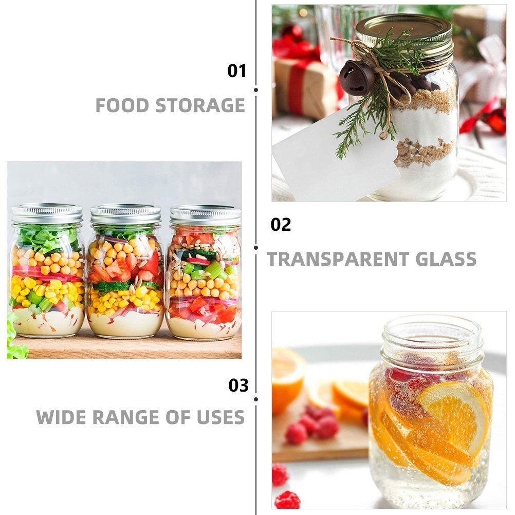 6 szt. Przezroczystych Okrągły – Food Storage With Lids recenzja i cena
