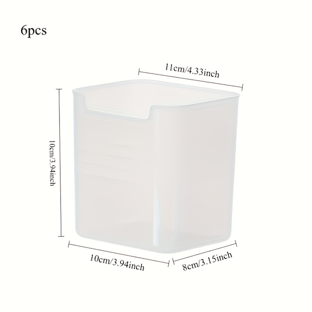 6 szt. przezroczystych pojemni – Food Storage Handling recenzja i cena