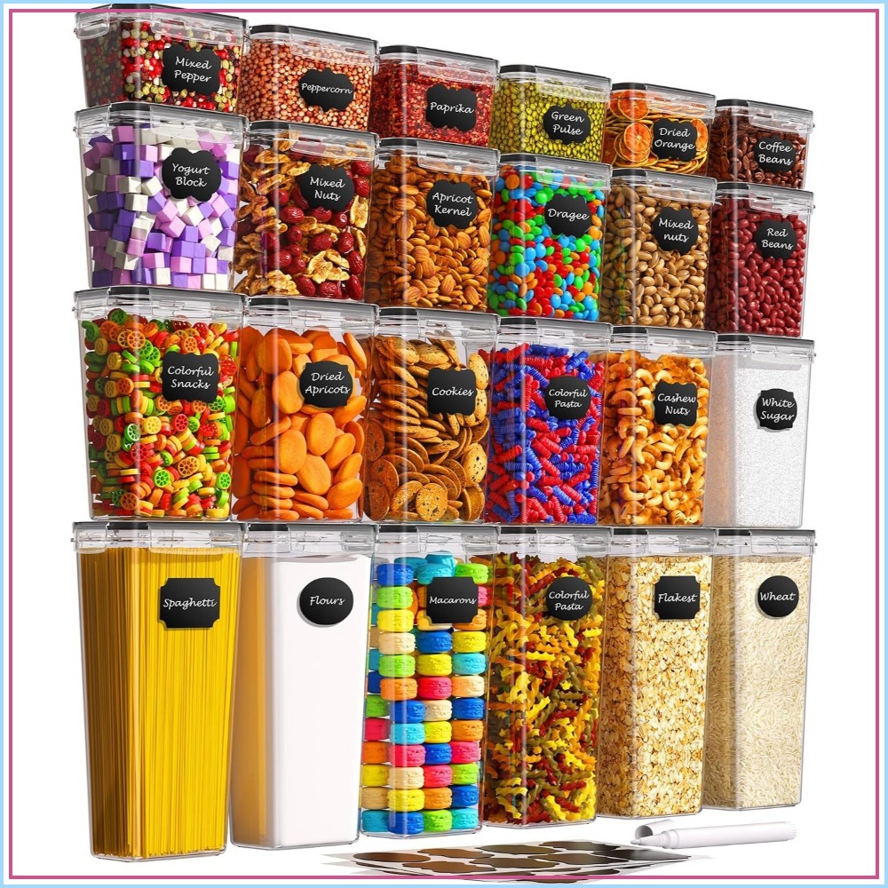 24 szt. Hermetyczne pojemniki  – Food Storage Plastic Container recenzja i cena